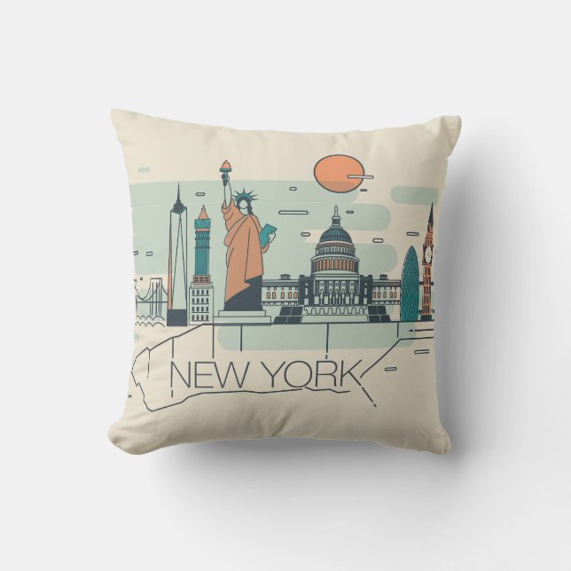 Coussin Belle New York (Recto)