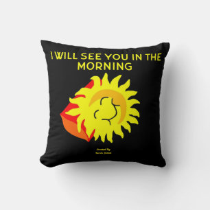 Coussin Belle nuit Carré Jeu d'oreiller