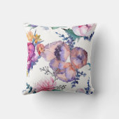 Coussin Belle Pépinière Fleur Rose (Verso)