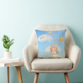 Coussin Belle personnalisation GODDAUGHTER ANGEL Stars Win (Chaise)
