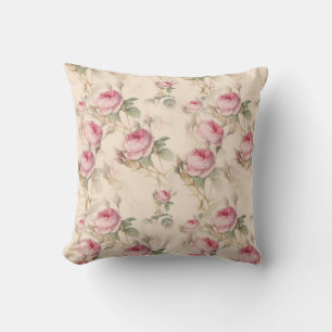 Coussin Belle rose Pastel Roses