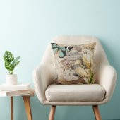 Coussin Belle souris, ferme, enfants à fleurs et pépinière (Chaise)