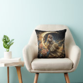 Coussin Belle Steampunk Woman sur la Lune (Chaise)