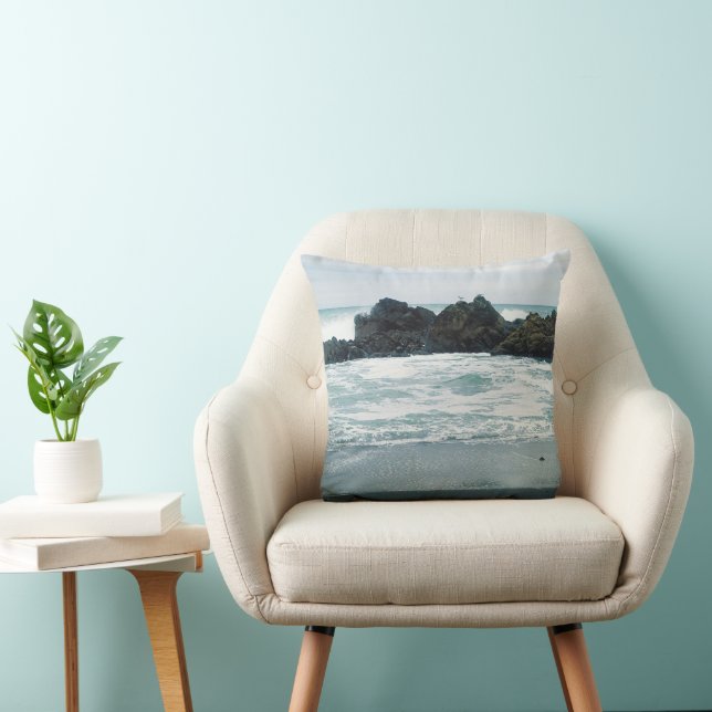 Coussin Belle vue sur la plage.... (Chaise)