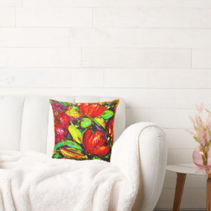 Coussin "Belles Fleurs" Beau Art. Acheter Maintenant