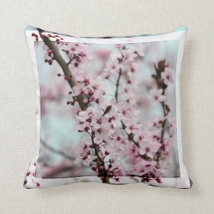 Coussin Belles fleurs de cerisier de ressort