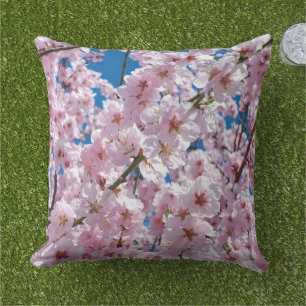Coussin Belles fleurs de cerisiers de printemps