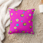 Coussin Belles fleurs mignonnes motif pour la chambre des (Couverture)