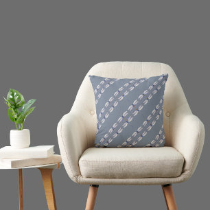 Coussin Belles libellules Motif répété sur Grey