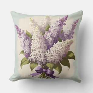 Coussin Belles lilas de printemps