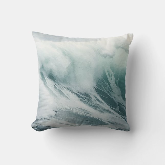 Coussin Belles vagues en mousse (Recto)