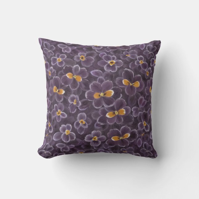 Coussin Belles Violettes (Recto)