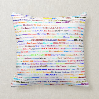 Coussin Belmar Texte Design II Pilote