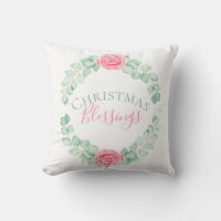 Bénédiction de Noël Eucalyptus floral Aquarelle