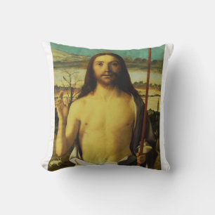 Coussin Bénédiction du Christ par Giovanni Bellini