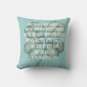 Coussin Bénédiction Irlandaise Traditionnelle Dessin de Tr
