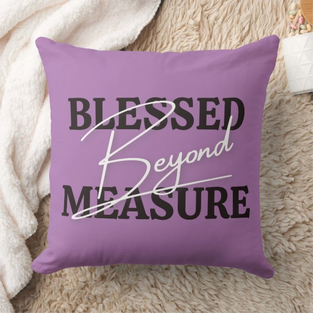 Coussin Béni au-delà de la mesure (Couverture)
