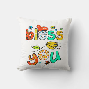 Coussin Bénissez l'oreiller de l'enfant