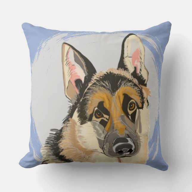 Coussin Berger allemand (Recto)