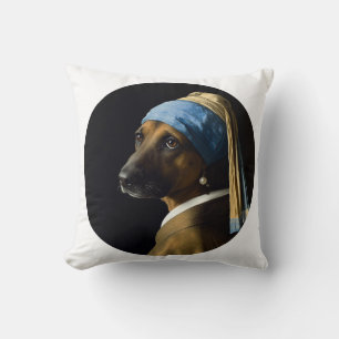Coussin Berger Allemand allemand inspiré du portrait de pe