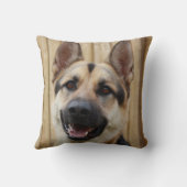 Coussin Berger allemand animal de compagnie chien Jeter or (Verso)