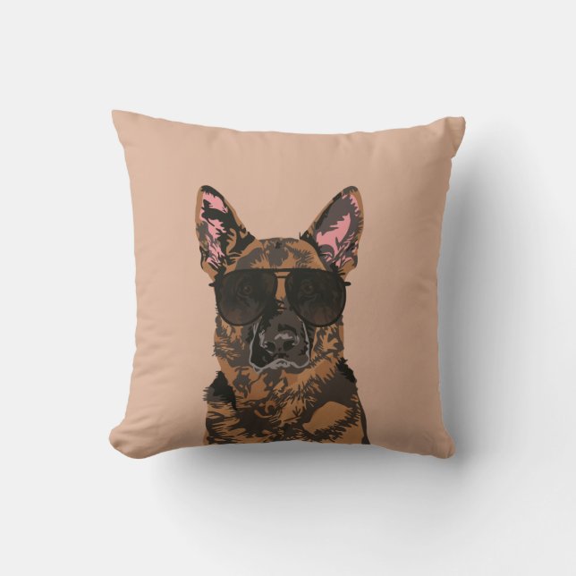 Coussin Berger allemand frais pour des amants de berger (Recto)