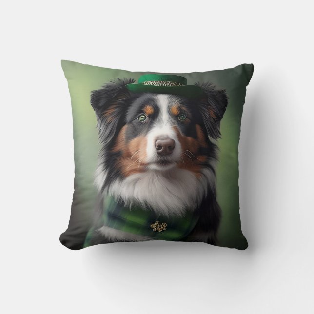 Coussin berger australien saint patrick (Recto)