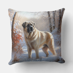 Coussin Berger d'Anatolie Qu'il neige Noël