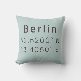Coussin Berlinale Longitude Latitude Pillow