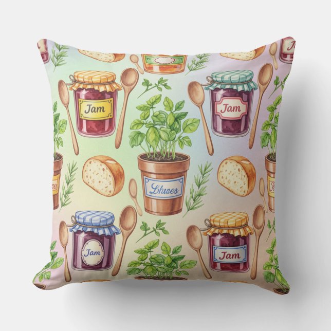 Coussin Berry Jam par Natasha Us (Recto)