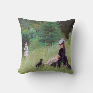 Coussin Berthe Morisot - Dans un parc