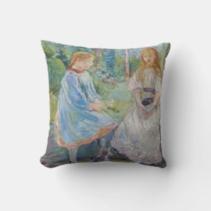 Coussin Berthe Morisot - Jeunes filles à la fenêtre