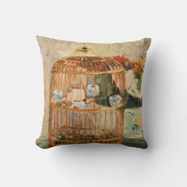 Coussin Berthe Morisot - La Cage (Recto)