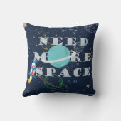 Coussin Besoin de Plus d'Espace Drôle Décor de Planètes et (Verso)