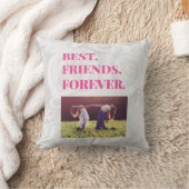 Coussin Best Friend BFF Bestie Carte photo (Couverture)