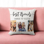 Coussin Best Friends Besties 3 Photo Collage Keepsaké<br><div class="desc">Célébrez votre amitié avec Best Friends Besties 3 Photo Collage Keepsaké Jeu d'oreiller. Ce coussin personnalisé présente un collage magnifiquement arrangé de trois photos chères, capturant des moments spéciaux avec vos besties. Conçu avec soin et matériaux de qualité, il ajoute une touche de style et de sentimentalité à tout espace....</div>