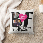 Coussin Best Friends Forever BFF mignon Photo moderne (Couverture)