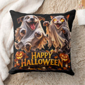 Coussin Best friends happy Halloween decorative (Couverture)