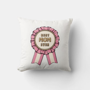 Coussin Best Mom Ever Award Ribbon Women’s T-Shirt