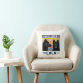 Coussin Best Schipperke Dad Ever Retro Dog Vector Design_1 (Chaise)