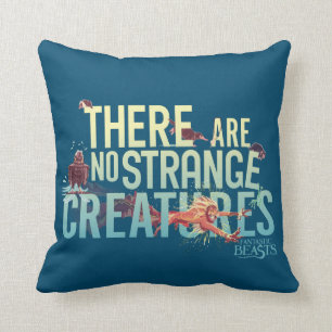Coussin Bêtes Fantastiques - Il N'Y A Pas De Créatures