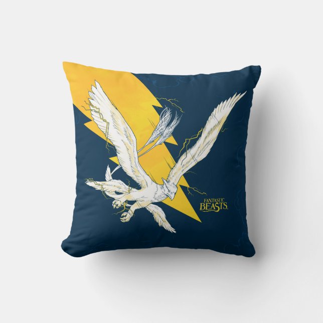 Coussin Bêtes fantastiques Thunderbird (Recto)
