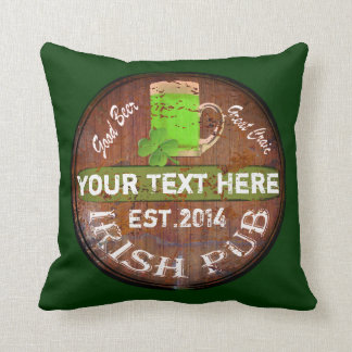 Coussin Béton de bière, pub irlandais