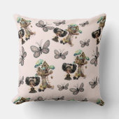 Coussin Beurre fée de bois magique mignon (Recto)