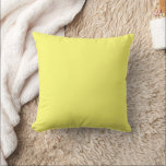 Coussin Beurre jaune<br><div class="desc">Réputé pour son ton chaud, les tons beurres de jaune ajoutent une gaieté instantanée et un sentiment de confort à tout espace, tout en complétant facilement d'autres teintes. Un neutre accueillant qui se situe entre jaune pâle et blanc cassé crémeux, il peut être utilisé dans les modèles traditionnels et modernes....</div>