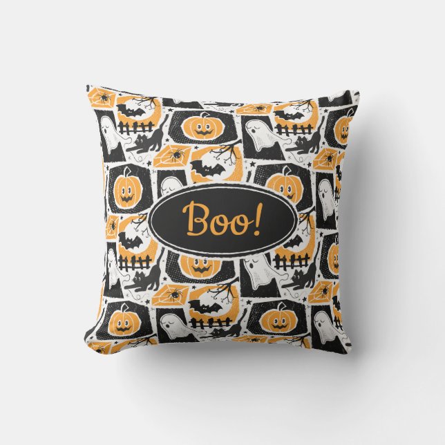Coussin Beware of the cat! (Recto)
