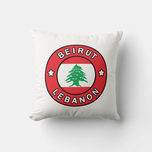 Coussin Beyrouth Liban (Recto)