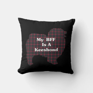 Coussin BFF Keeshond Lovers Cadeaux