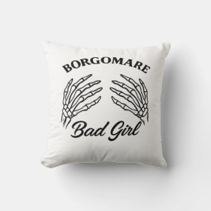 Coussin Bgm Bad Girl - Skeleton Heart Mains