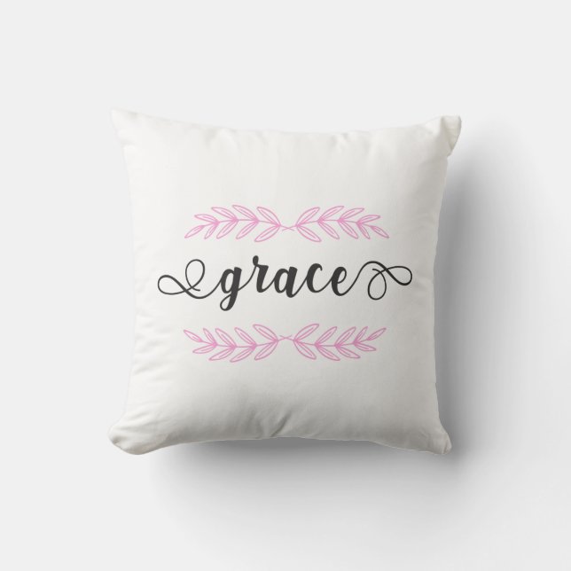 Coussin Bible chrétienne Verse Grace (Recto)